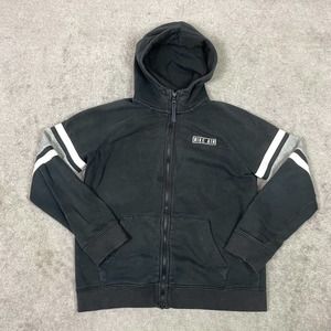 Nike Air Hoodie Youth XL Black Colorblock Full Zip Sweatshirt